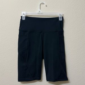 Danskin Black High Rise Active Biker Shorts (XS)